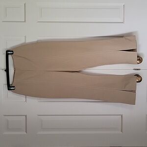 Tularosa womens split leg zip back pants tan size S cropped ankle pants Boho